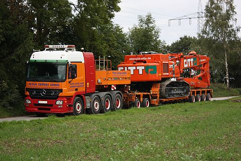  lowbed dorse ile agir yuk nakliyesi