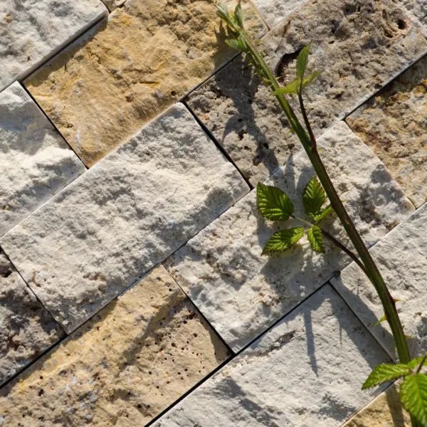 Traverten Mozaik "5.0x10.0 cok renkli" Spacco