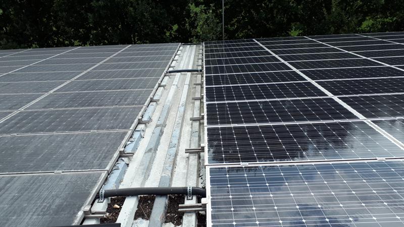 limpieza de paneles solares