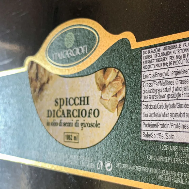 этикетки из фольги