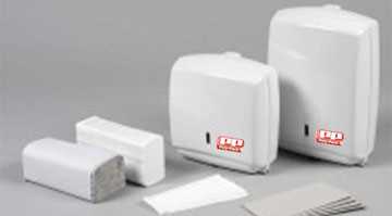 Katlanmış havlu / dağıtıcı