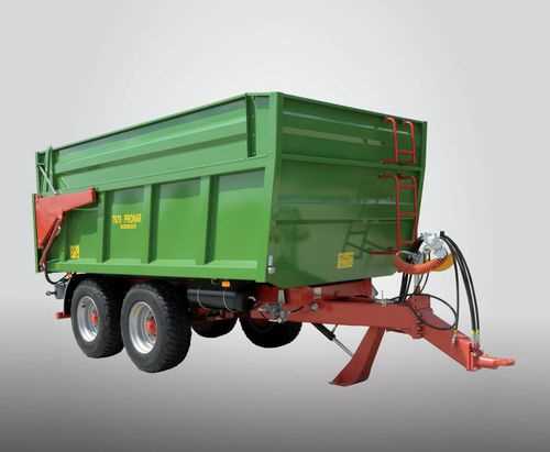 Damperli Tarımsal Treyler / 2-AKS / 12 ton