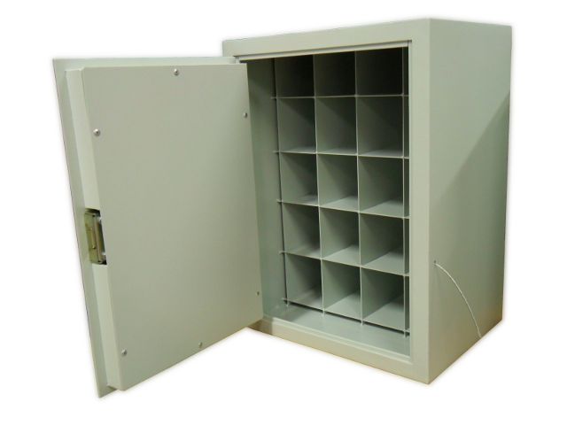 Sertifikali kilitlere sahip konteyner depolama dolaplari