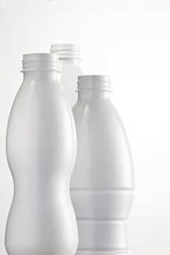 plastic bottles for milk and dairy products