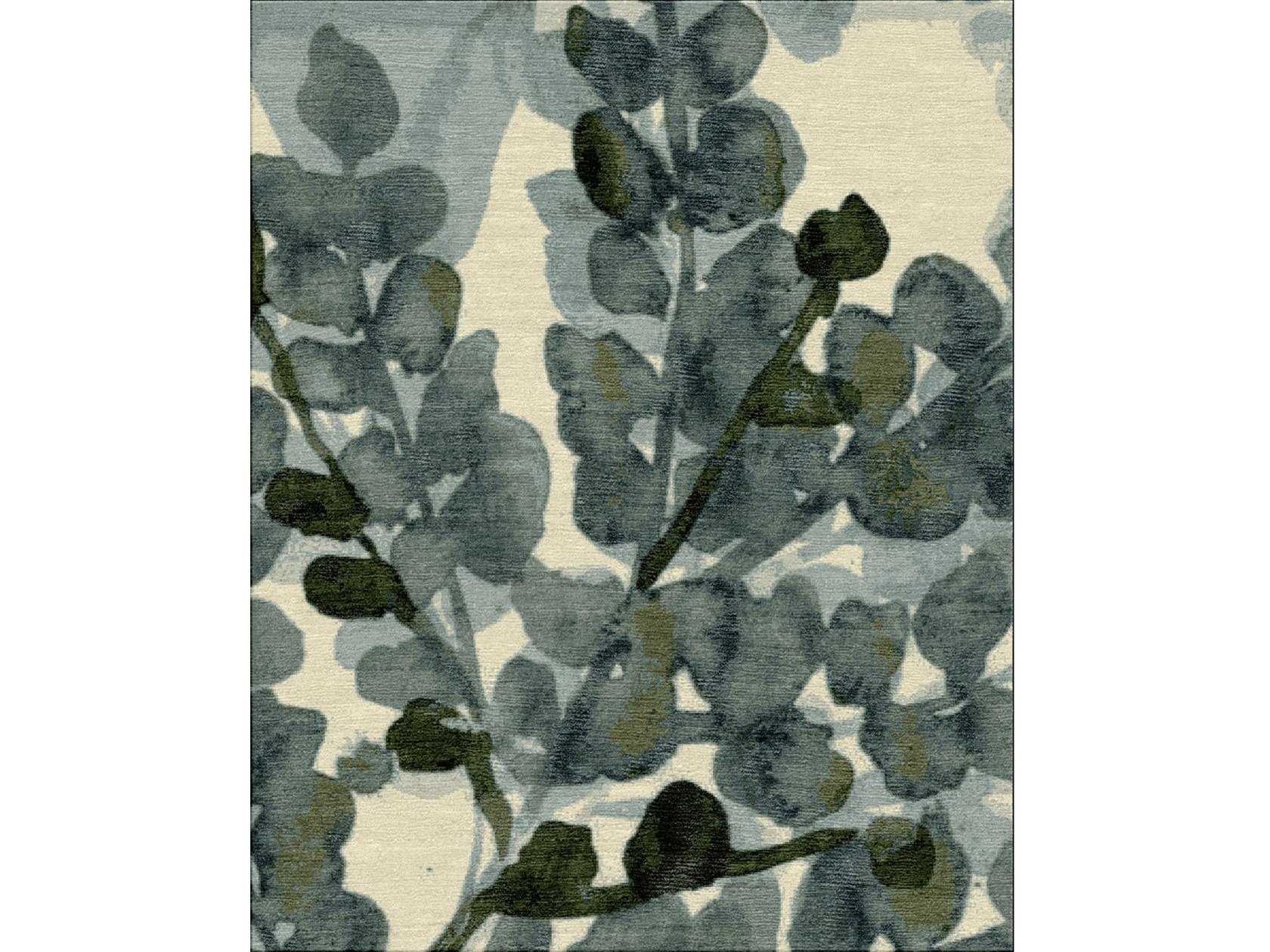  handmade Tibetan wool and Bamboo silk rug