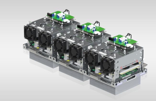 Hava sogutmali invertorler icin 1,5 MVAya kadar IGBT Stack ailesi