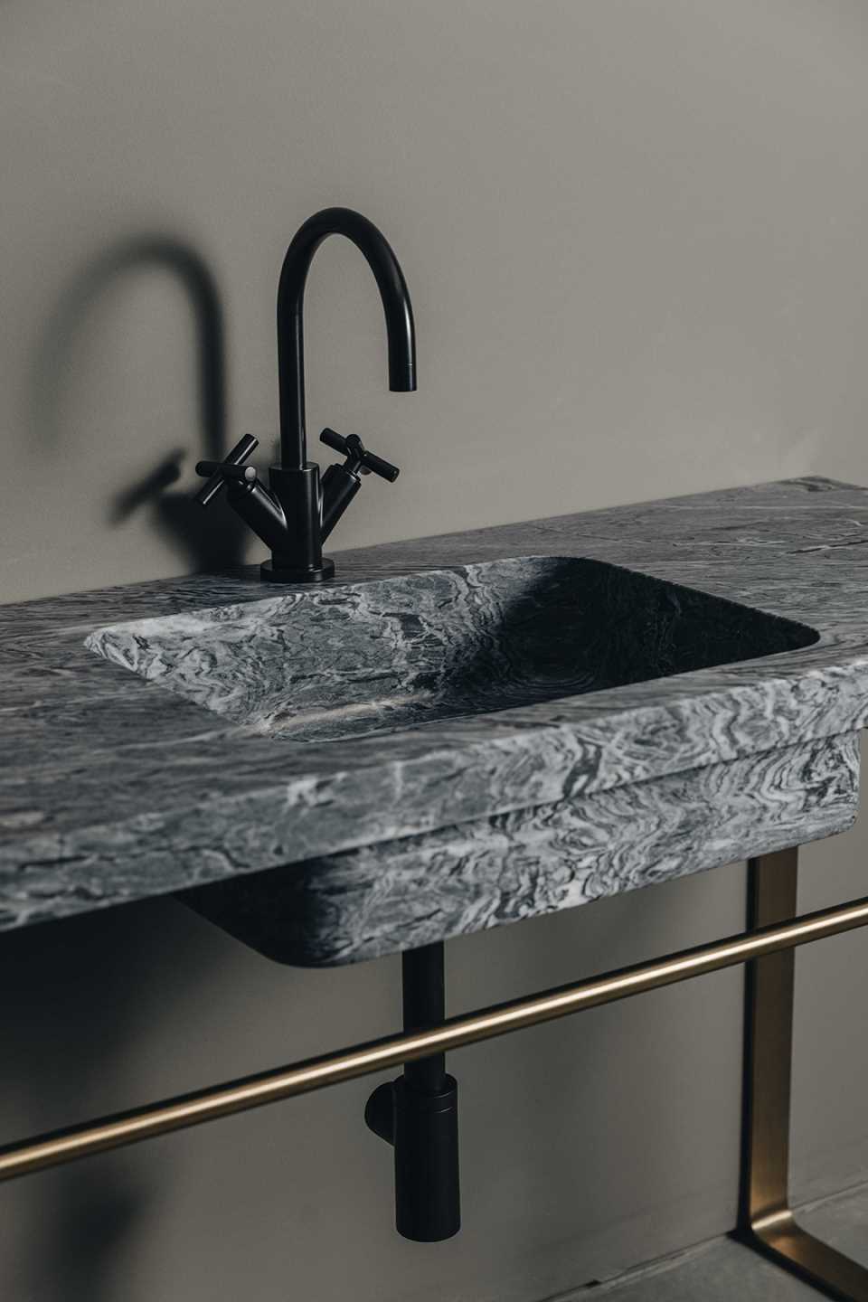 Washbasins de mármol