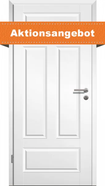 Movable wooden door with frame and handle