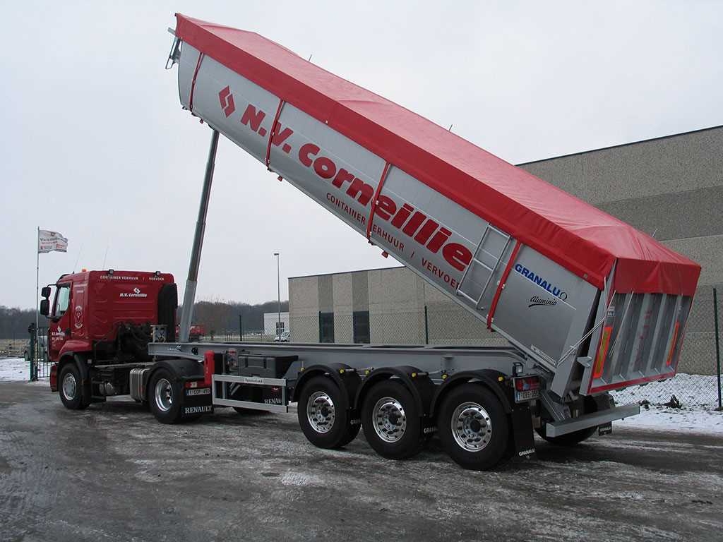 Entegre Alüminyum Damperli Yarı Römork / 30 m3