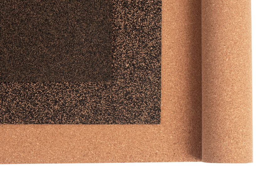Natural cork sheets for sealing and insulation