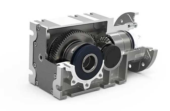 2-stage in-line bevel helical gearboxes