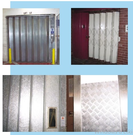 Mersey Superfold Fire Resistant Lifting Folding Roller Shutters
