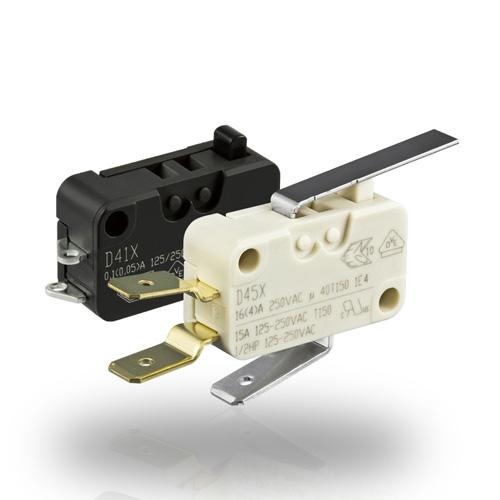 المفاجئة العمل Microswitches