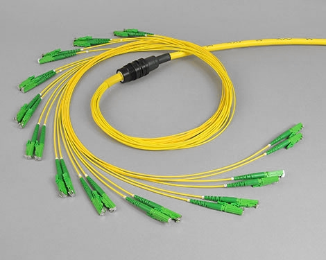 Cable splitter, 2 x E2000APC, 9/125µm, H&S