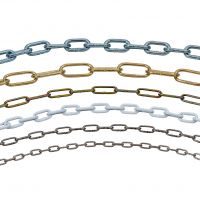 Iron and stainless steel chains