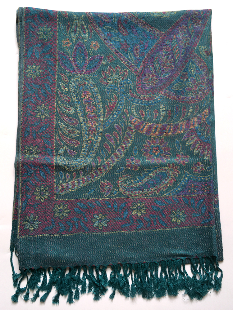 Pashmina turquoise pashmina scarf