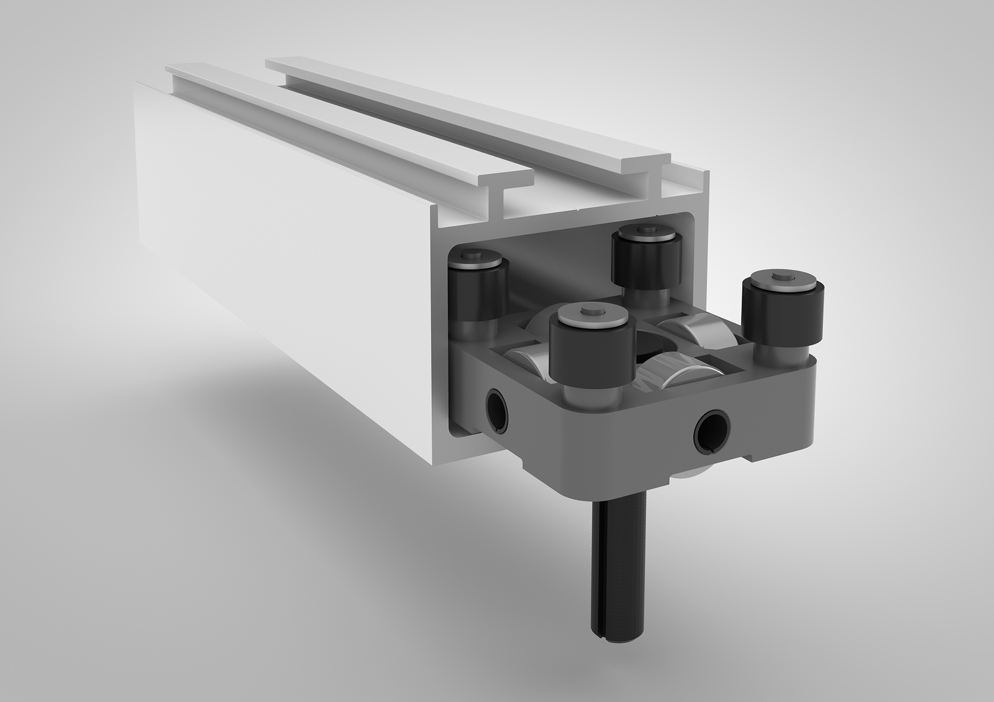 ALUMINYUM RAY SISTEMI (bolmeler icin)