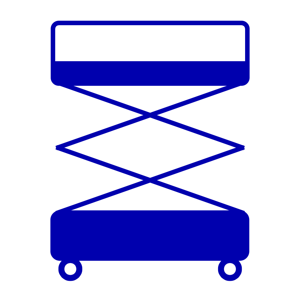 Kiralik Makasli Platform (8-12 m Ic Mekan)