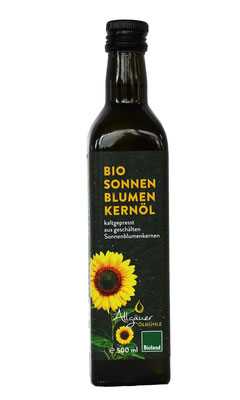 Organic sunflower seed oil