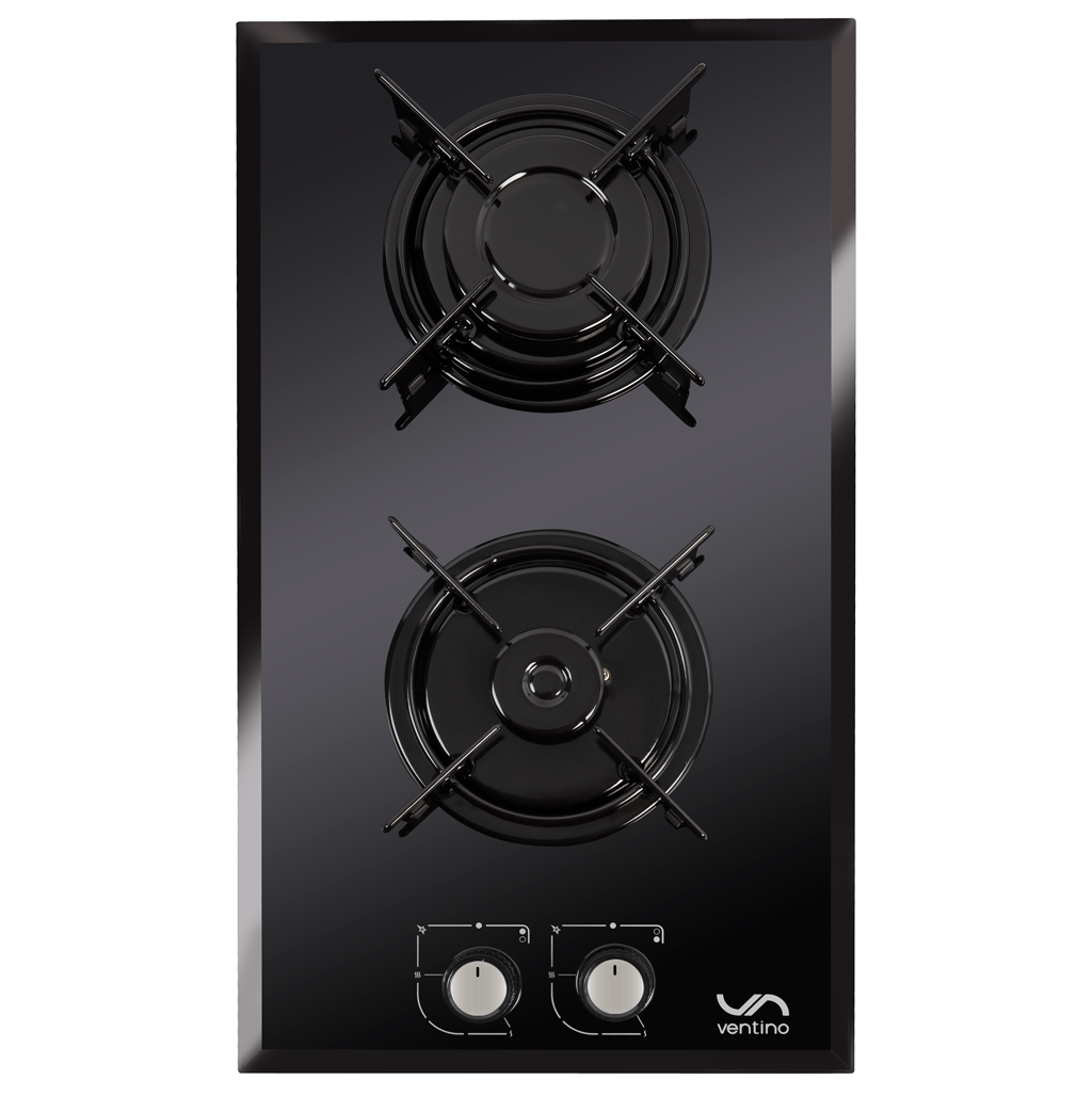 VN 2230 - Lüks emaye ızgaralı cam dahili domino ocak