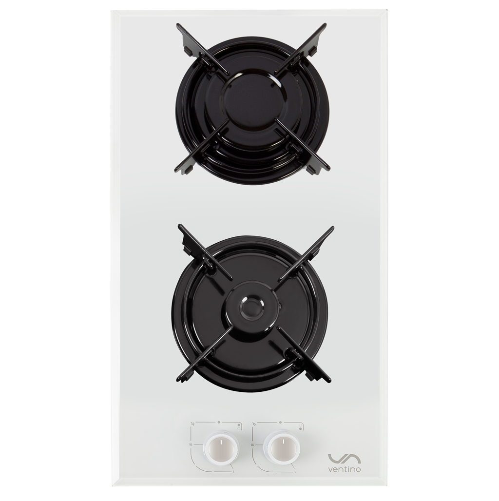 VN 2220 - Lüks emaye ızgaralı cam dahili domino ocak