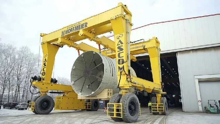 Козловые краны на резиновых колесах