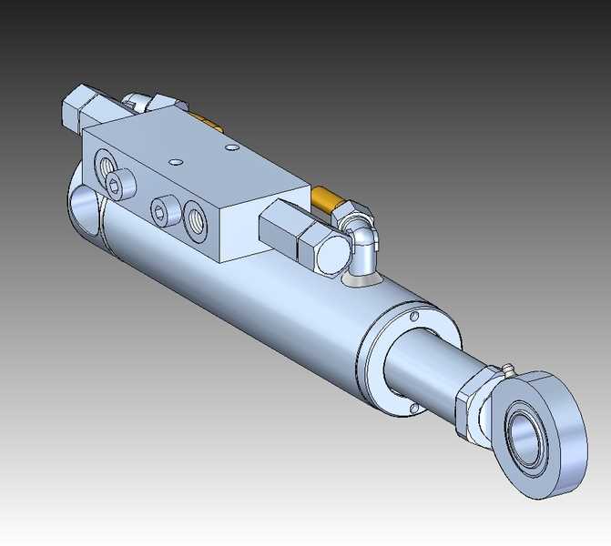 ГИДРАВЛИЧЕСКИЙ ЦИЛИНДР ТИПА P 00.9 D100-60 / ХОД 90