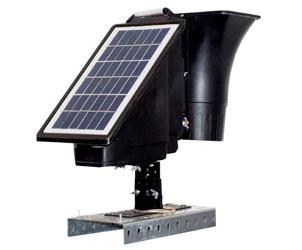 Effaroucheur transportable pour aeroport à panneau solaire