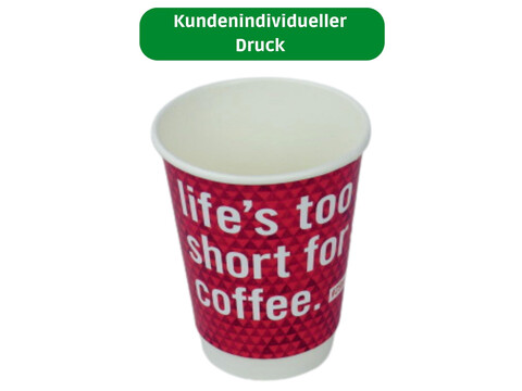 Baskili Organik kagit bardaklar