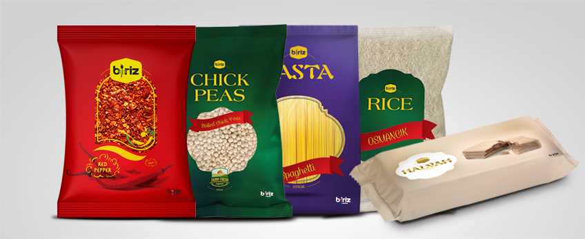 Pasta, Pulses, Halva, Spices packages 