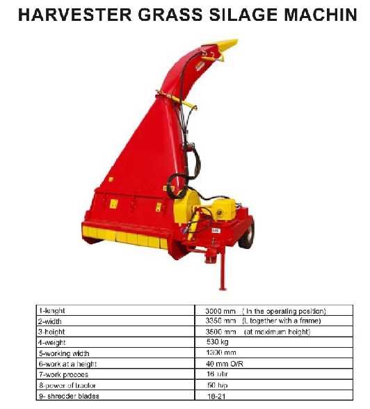 Biçerdöver Çim Silaj Makinesi