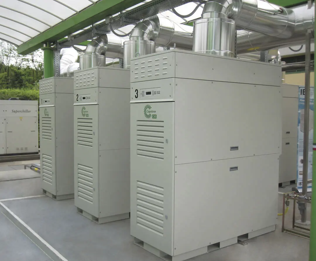 Biogas cogeneration plant 43 - 81 kVA