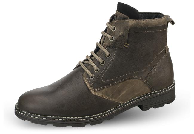 Male boots in dark brown
