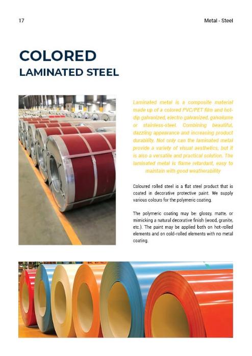 Colored Laminated Steel