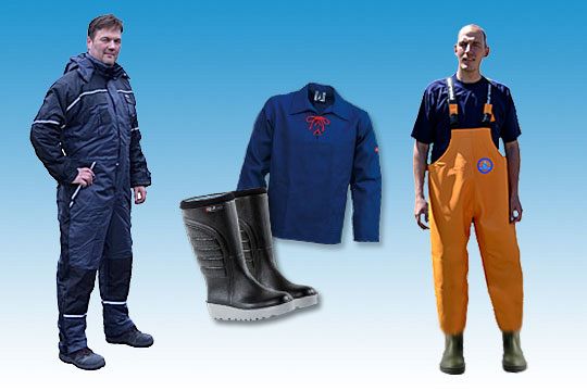 FISHERMAN CLOTHING, SHOES AND BAGS