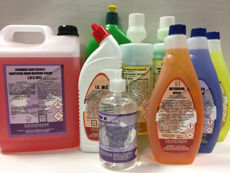 Detergentes para limpeza doméstica