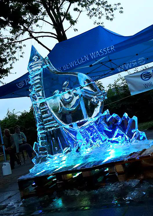 sculptures de glace