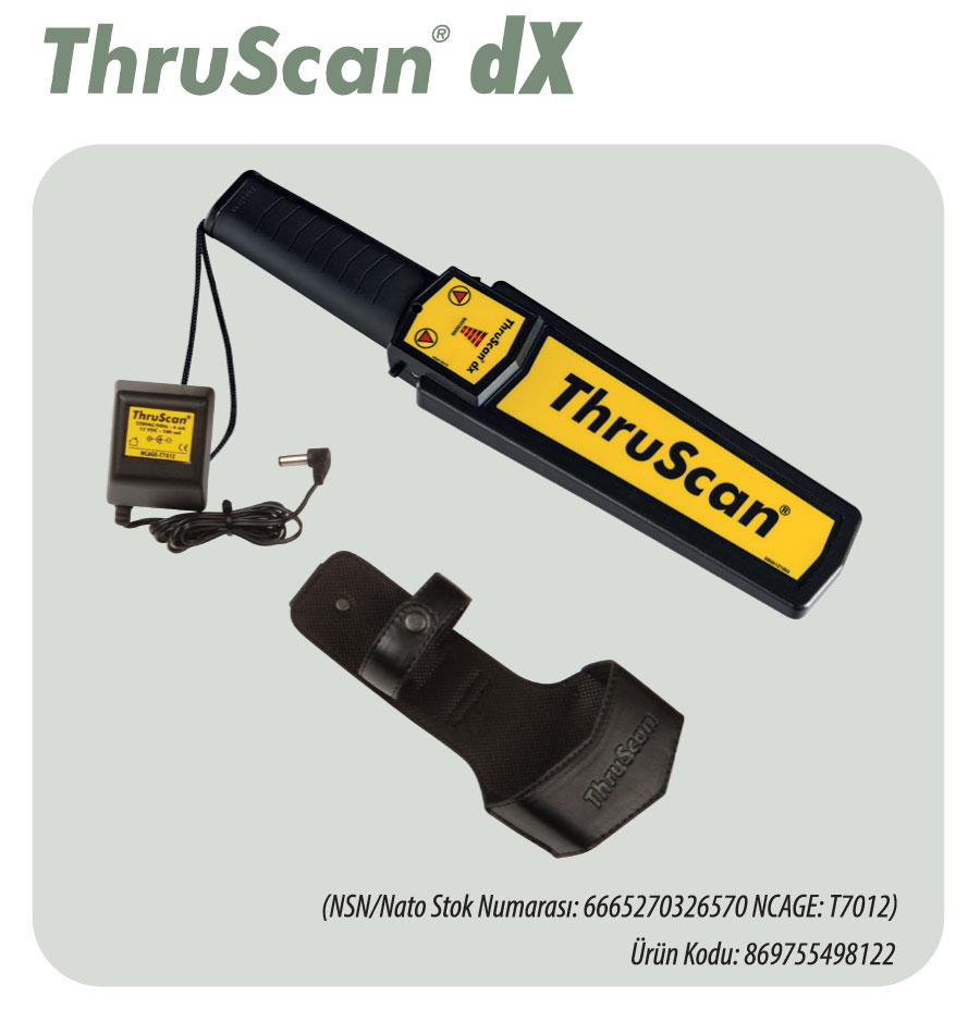 ThruScan El Tipi Metal Dedektörü DX
