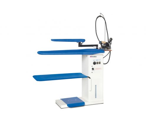 Ironing boards with built-in steam boiler