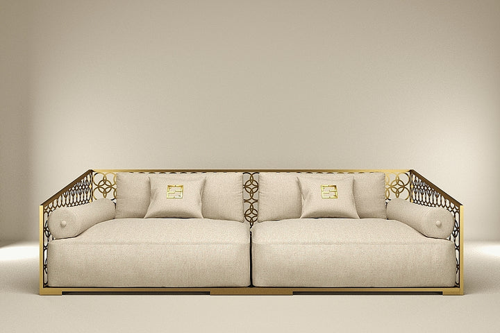 sofá de jardim luxuoso