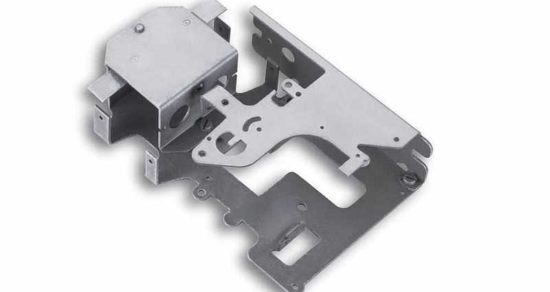 Stamped and drawn lock housing, fully assembled