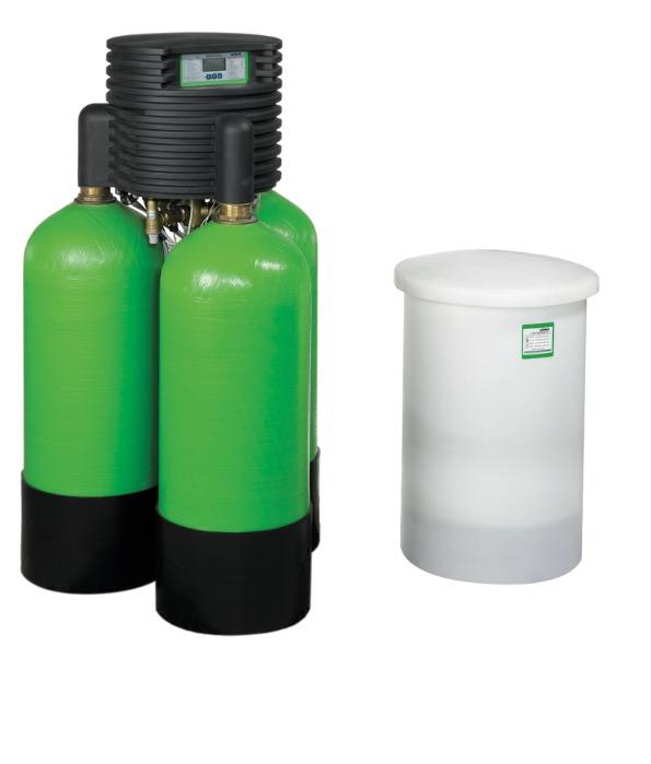 Industrial water softeners