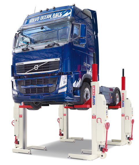 truck lifts with wheel holders