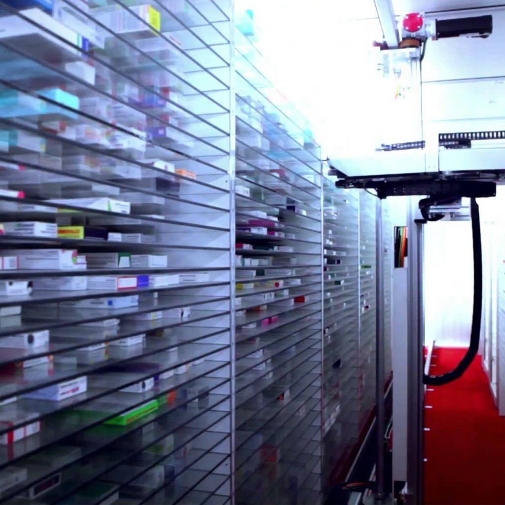 Tam otomatik siparis toplama raflari 