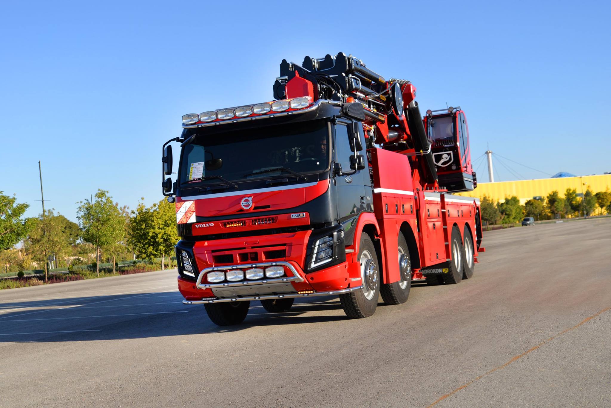 Кран с поворотной стрелой