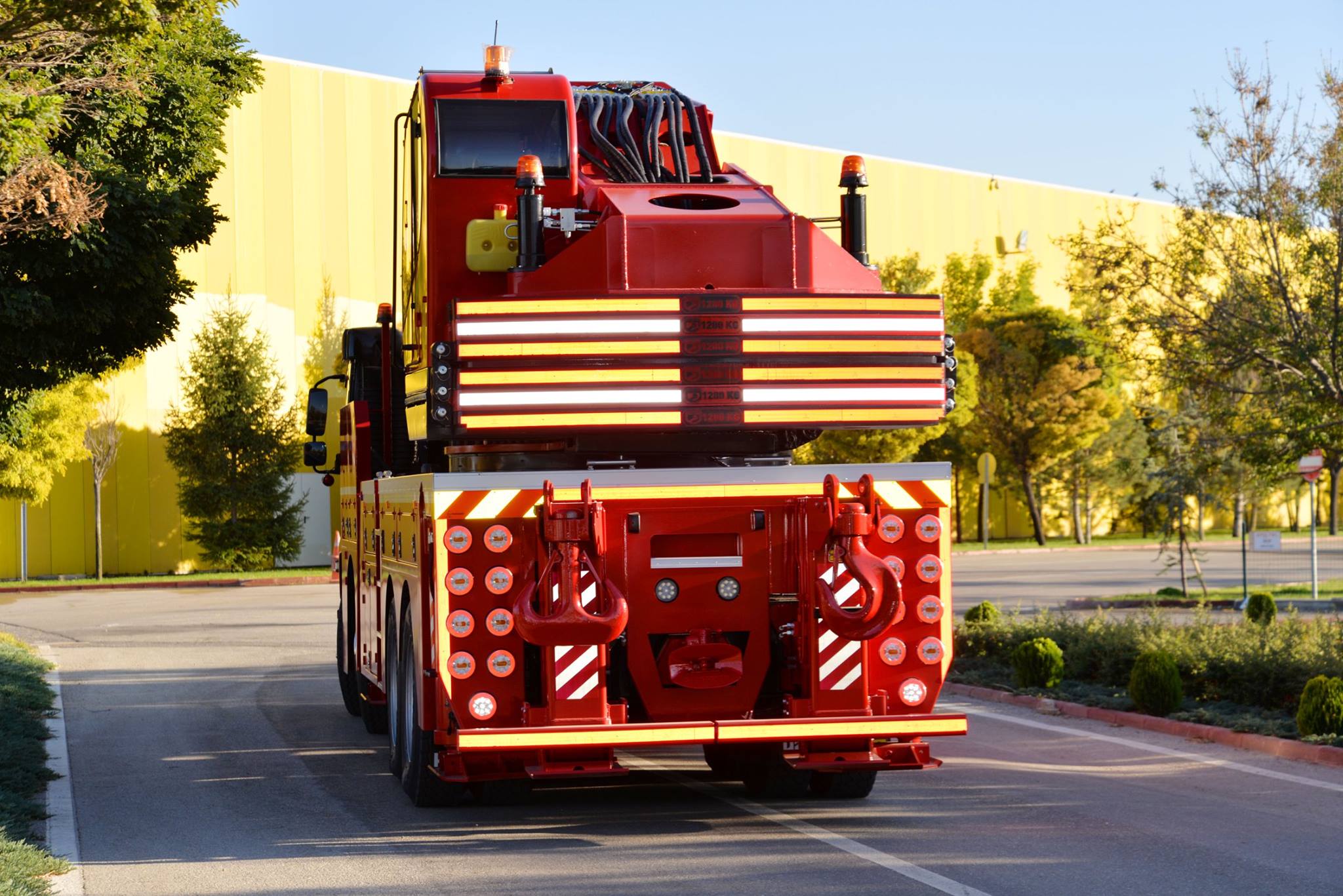 телескопический гидравлический кран