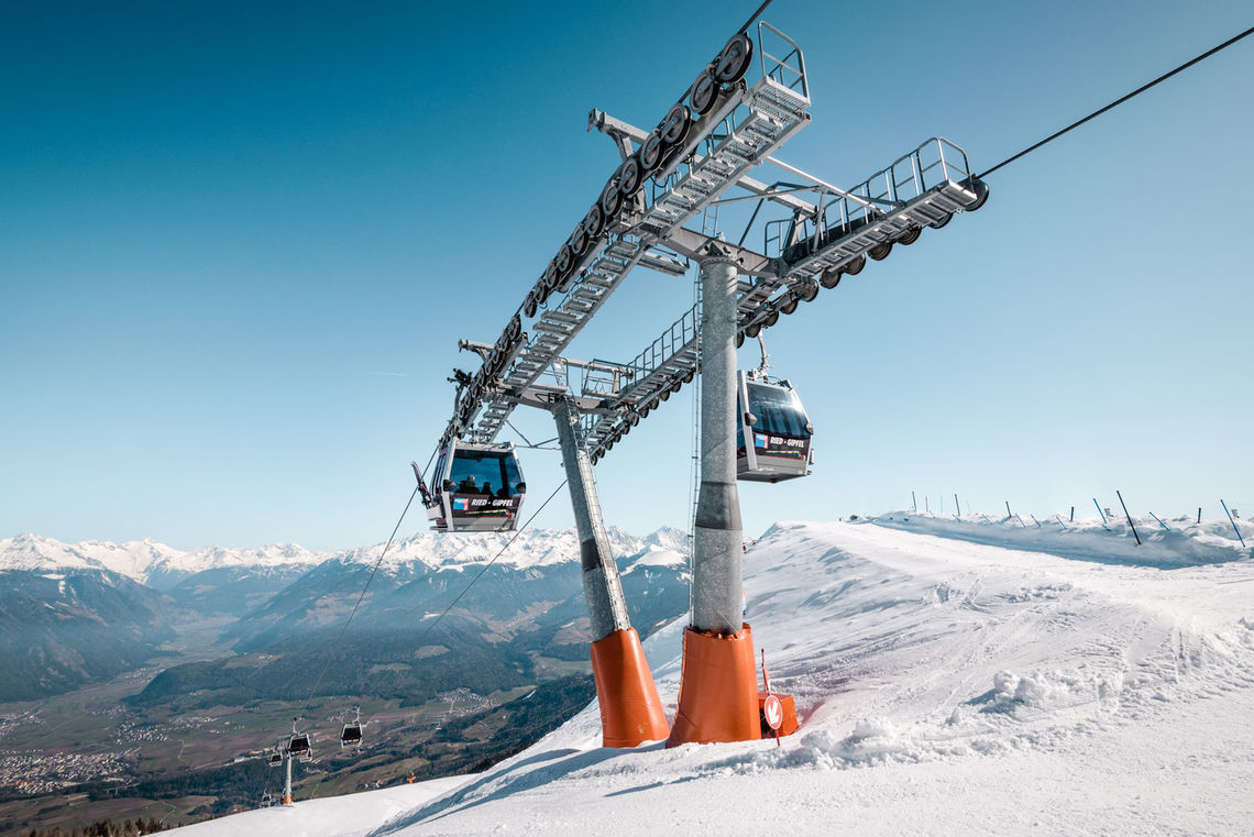 Ried teleferigi - Kronplatz kayak alani