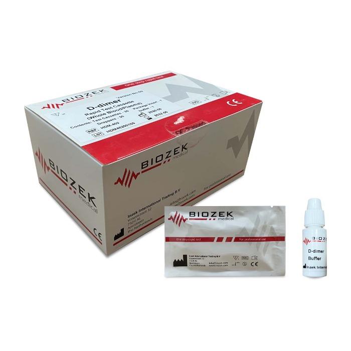 Kit di 30 Test rapidi rivelazione D-dimero nel sangue Biozek