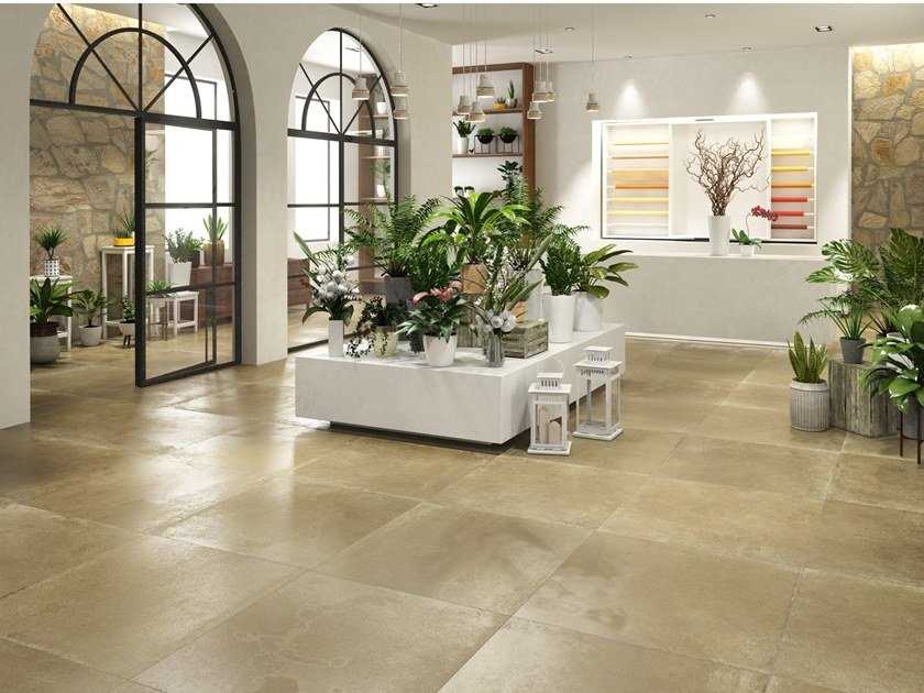 Technical porcelain wall/floor tiles with stone effect