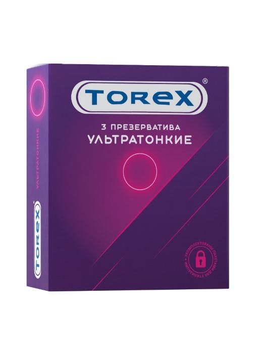 Condoms TOREX Ultra-thin, 3 pieces